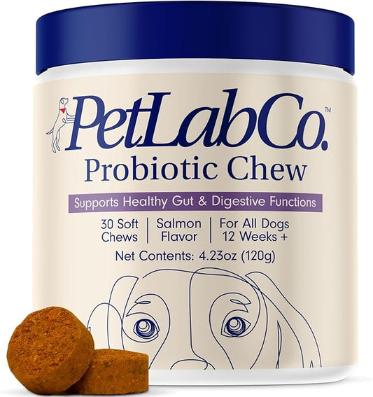 PetLab Co. (PetLabCo.) ALLERGY & IMMUNE Probiotic Soft Chew For Dogs (30 Salmon)