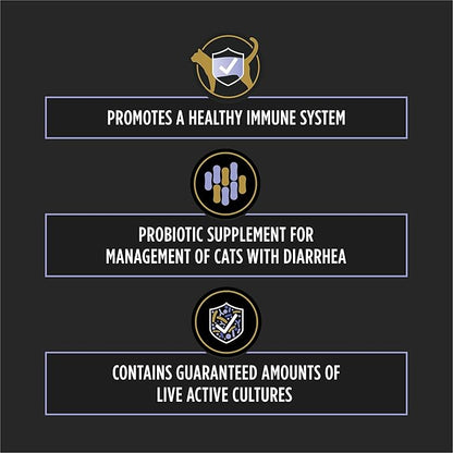 Purina Pro Plan Veterinary Supplements FortiFlora Daily Probiotics for Cats for Digestive Gut Health and Diarrhea - 30 ct. Box